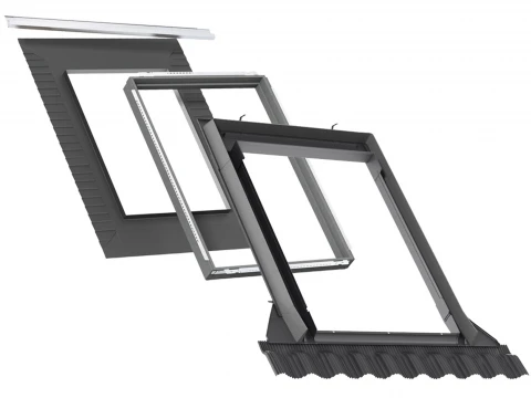VELUX RACCORDEMENT ISOLE EDW PRO+ POUR COUVERTURE ONDULEE